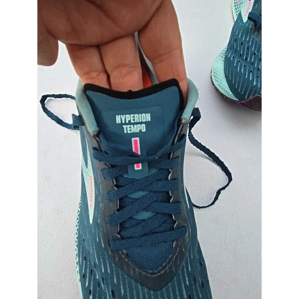 Brooks Womens hyperion tempo 1203281B491 Running Shoes Sz 10.5 Teal Blue